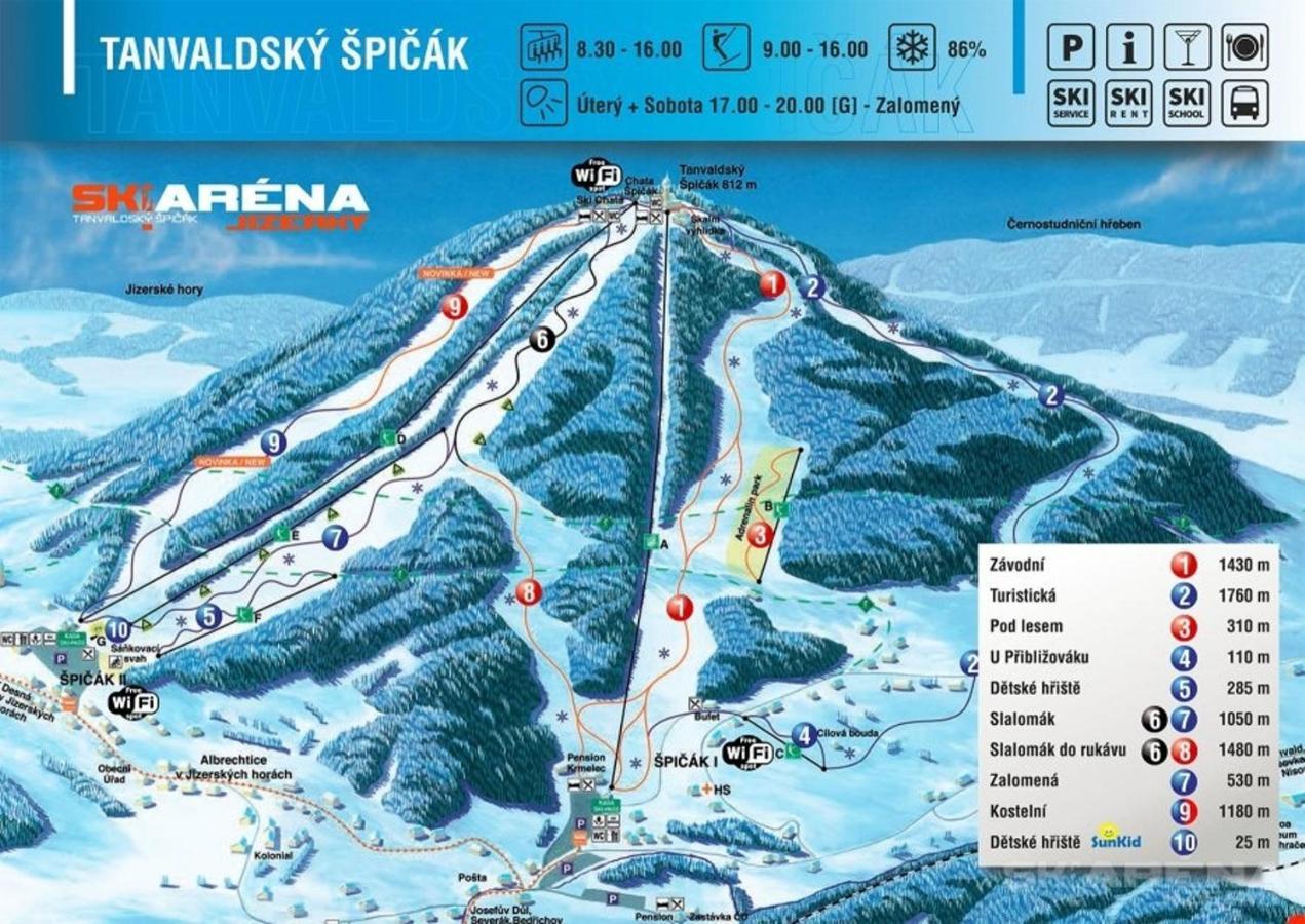 Chata Bajama Bedřichov Eksteriør billede